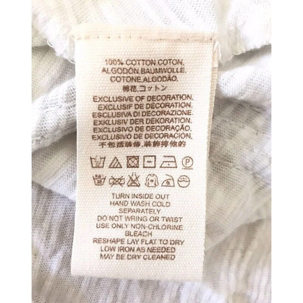 Free People | Glitter City Tank Womens Size XS White Crop Top Neck Tie